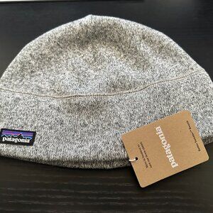 New Patagonia 2025 Better Sweater Fleece Beanie Birch White Gray S / M $49 MSRP